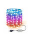 Λαμπάκια LED 5μ. RGB USB σε Σειρά