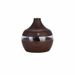 Mini Humidifier Siks Ultrasonic Humidifier Led Dark Wood Color Mini Humidifier Siks Ultrasonic Humidifier Led Dark Wood Color