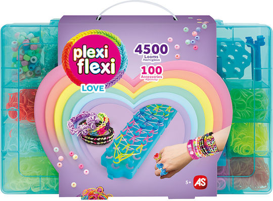 AS Plexi Flexi Hair Ties in Plastic Case for Children 5+ Years