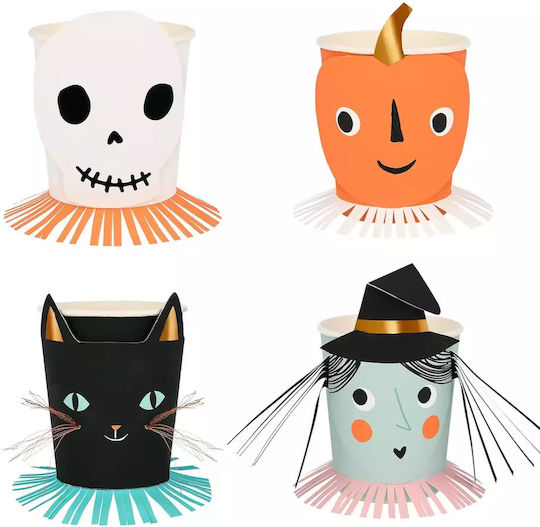 Meri Meri Ποτήρι για Party Halloween 8τμχ