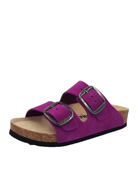 Sandale Casual Damă Anatomici Din Piele Violet