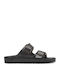 Arizona Big Buckle Flip Flops in Sandal Style in Black Colour