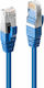 Lindy S/FTP Cat.6 (Gigabit) Καλώδιο Δικτύου Ethernet 1m Μπλε
