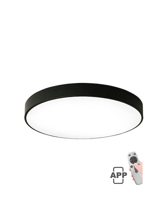 Vito Στρογγυλό Εξωτερικό LED Panel 60W με Θερμό Λευκό Φως 3000K