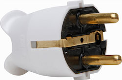 Schuko Plug Male White Cold 1-k175702000