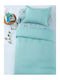 Palamaiki Jenn/2 Σετ Κουβερλί Μονό Microfiber Aqua 160x240cm