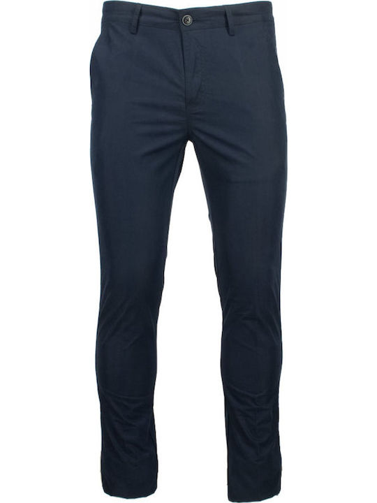 Trousers Chino in Super Slim Fit Blue Joe S-navy