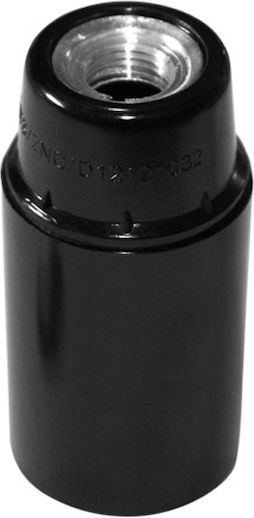 Universe Stromstecker mit Steckdosenbuchse E14 in Schwarz Farbe Set 1Stück 2-U012010