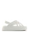 Λευκά Flatforms Λάστιχο Ανάγλυφο Σχέδιο Σχοινιού