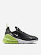 Air Max 270 Αθλητικά Παιδικά Παπούτσια Running με Κορδόνια Μαύρα