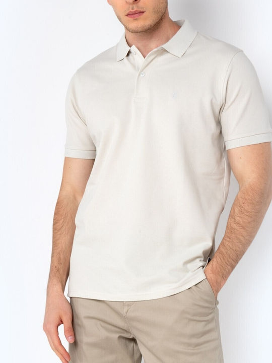 The Bostonians Polo Μπλούζα Κοντομάνικη Εκρου
