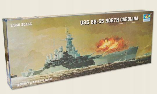 Trumpeter Φιγούρα Μοντελισμού Uss Bb-55 North Carolina 1:350 05303