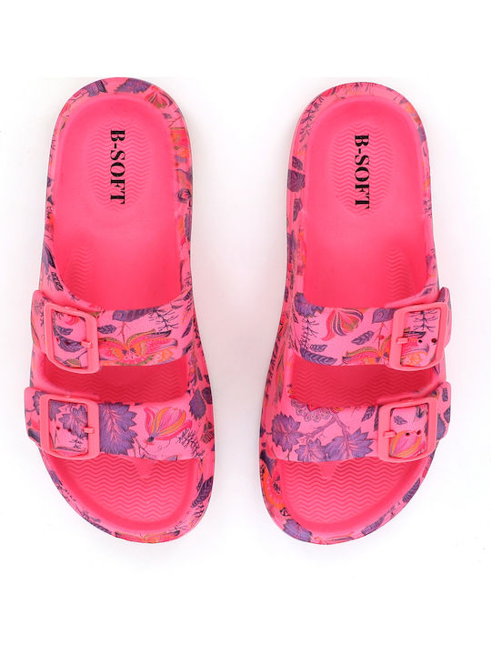Flip Flops in Sandal Style in Fuchsia Colour 218/20822_FUCHSIA