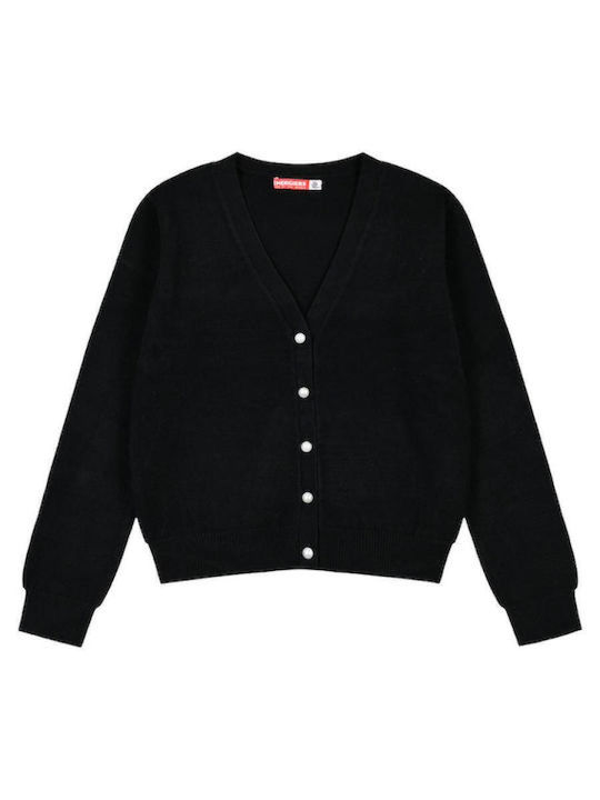 Energiers Kids Cardigan Knitted black Pearl