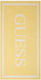 Guess Beach Towel Cotton Yellow 100x180cm.