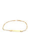 Rubini Kinderarmband ID aus Gold 9K