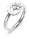Guess Ring with Zircon made of Steel