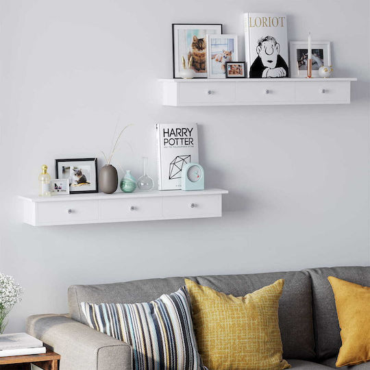 Cabinet Wall 80x15x10cm White Cabinet Wall 80x15x10cm White
