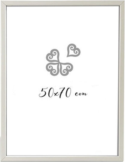 Monochrome Border Photo Frame 50x70cm White Gtr