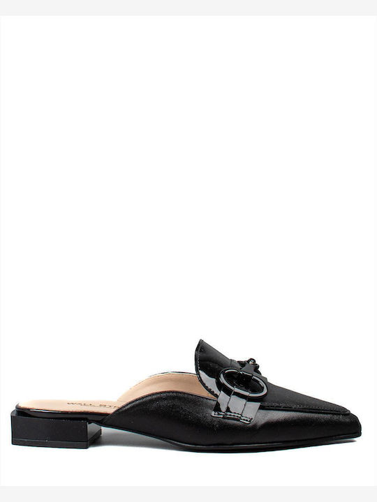 Flat Mules in Black Color