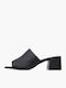 Mules with Heel in Black Color