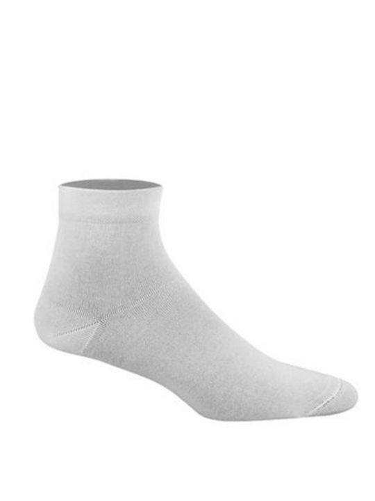 Q&Y Herren Socken White 3Pack