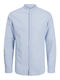 Kids Shirt Long Sleeve Linen Light Blue BREEZE