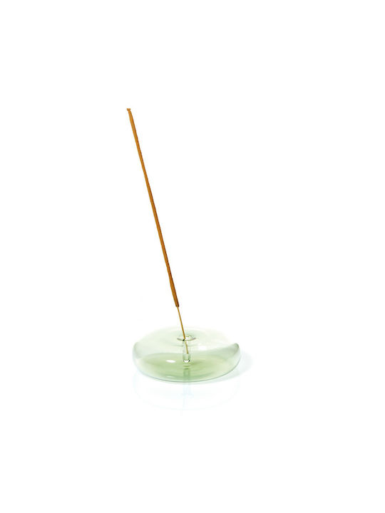 Suport pentru bețișoare parfumate cu bază rotundă verde Dimple Maegen