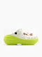 Lime Clogs Unique Two-Tone Badges