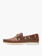Δερμάτινα Ανδρικά Boat Shoes σε Ταμπά Χρώμα
