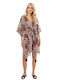 Damen Kaftan Design 47-0142 Mehrfarbig Mehrfarbig
