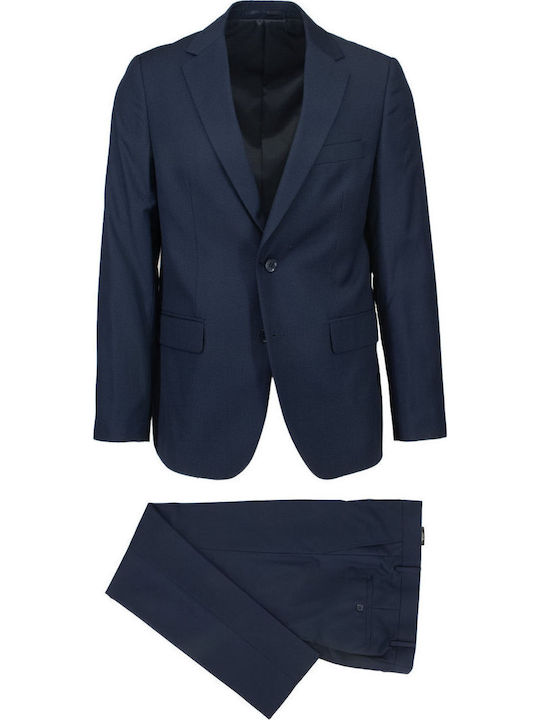Costum Bărbați cu Croială Strâmtă Blue