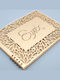 Wedding Wish Book Frame Names Gold Plexiglass