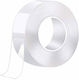 Siks Double-sided Adhesive Tape Reusable After Washing Transparent 3cm X 3m Thickness 0.5mm