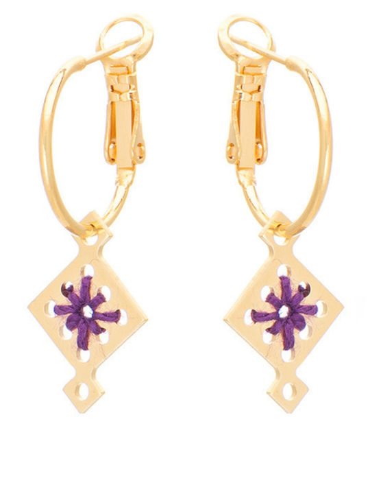 Kedima Star Earrings Purple Kedima Star Earrings Purple