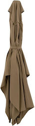 HomeMarkt Cambell Replacement Umbrella Fabric Brown 2.7x1.8m