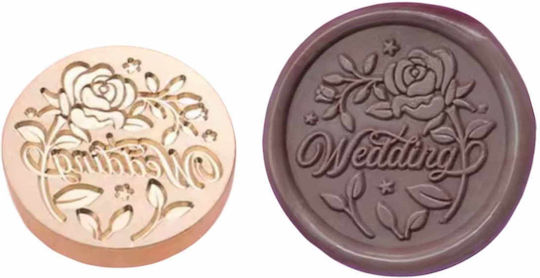 Wax Seal Stamp Wedding Rose