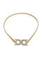Wide Elastic Women's Belt Gold