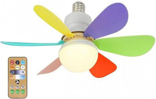 Deckenventilator 50cm Mit Leuchte Vielseitig / Weiß