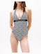 One Piece Swimsuit Navy Blue