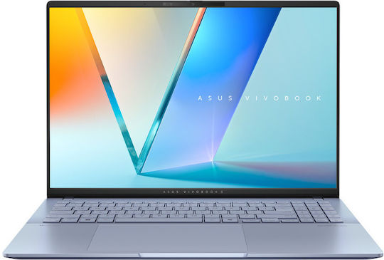 Asus Vivobook S16 S5606CA-OLED-RI142W 16" 120Hz (Ultra 7-255H/32GB/1TB SSD/W11 Home) /Mist Blue (Tastatură GR)