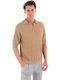 Polo Short Sleeve Brown Blouse