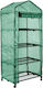 Neo Tools TOP-15-903 Greenhouse House Type with Metal Frame and Shelves 0.69x0.49x1.6m