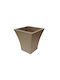 Γλάστρα City Square 25χ25χ27 Spicy Brown