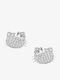 Hypoallergenic Kids Earrings Studs with Stones from Silver