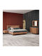 Schlafzimmer Set HARRY Natural Wood & Black 160x200cm 4Stück
