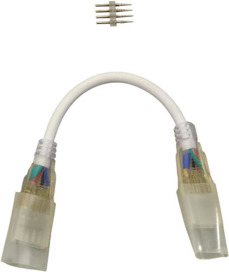 Плосък конектор L 4-жилен LED лента RGB Universe 2-u009324