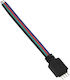 Cube Neon RGB 4-poliges männliches Kabel 10cm 24V Universe 2-u011570
