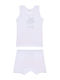 Pretty Baby Kids' Set Brief with Undershirt White