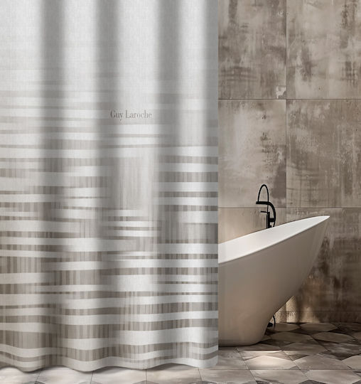 Guy Laroche Cuba Duschvorhang 180x185cm Grey